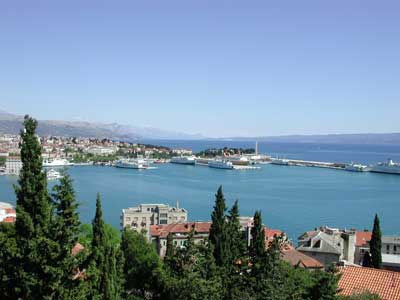 Le port de Split, ouvert sur l'Adriatique et ses îles paradisiaques