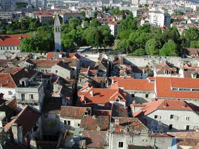 La vieille ville vue depuis le Campanile de la cathédrale