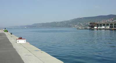 Trieste : un port sur l'Adriatique